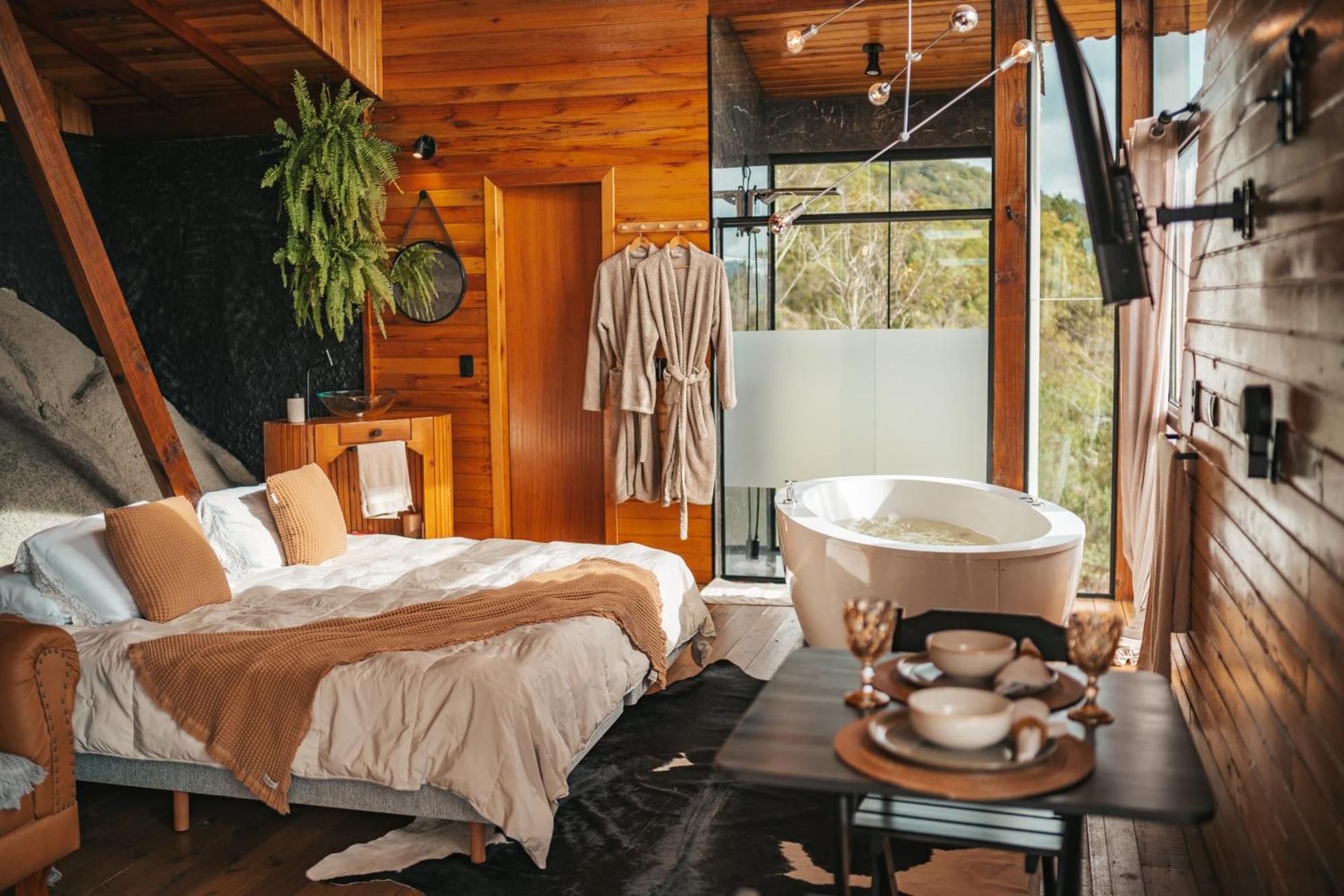 Vale Dos Saltos Cabanas Tijucas Exteriör bild